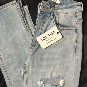 Women's Light Blue Flare Jeans